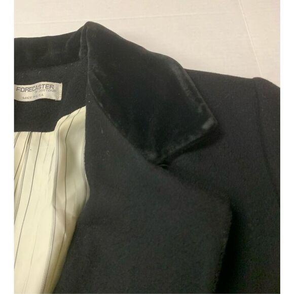 Vintage Forecaster Tuxedo Long One Button Pea Coat - Picture 4 of 11